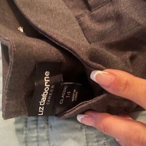 Liz Claiborne Suit Pants grey in color Size 14